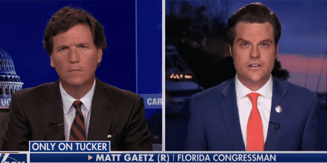 Tucker Carlson Calls Matt Gaetz Interview ‘One of the Weirdest Interviews’ He Has Ever Done