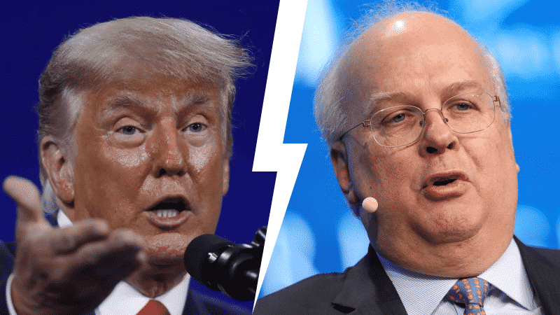 Civil War: Trump Attacks Republican Strategist Rove, Who Fires Back