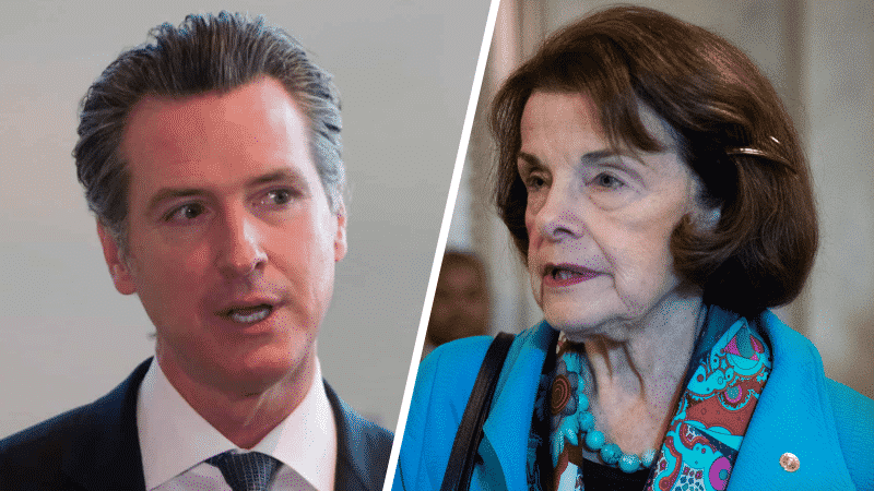 Newsom Says He Will Nominate a Black Woman if Feinstein Steps Down