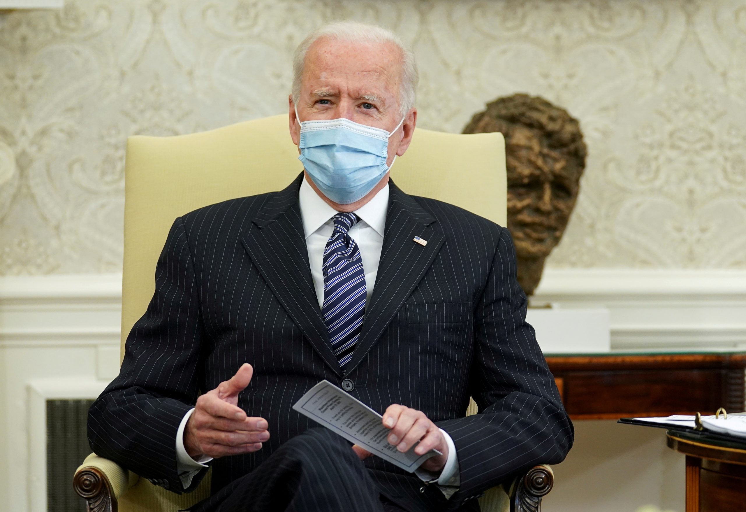 Masks, Distanced Applause: Small Crowd Planned for Biden’s First Speech to Congress