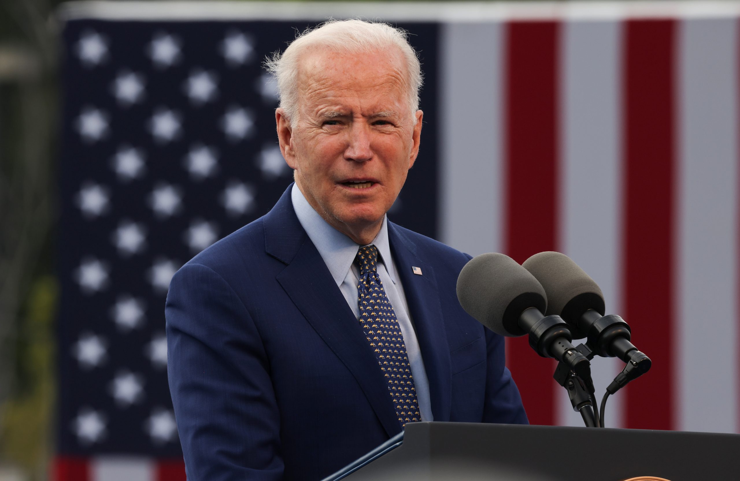Biden Says Too-Small Republican Infrastructure Plan Would Be a Non-Starter