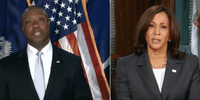 GOP Sen. Tim Scott Says America Is ‘Not a Racist Country’ — Harris Reacts