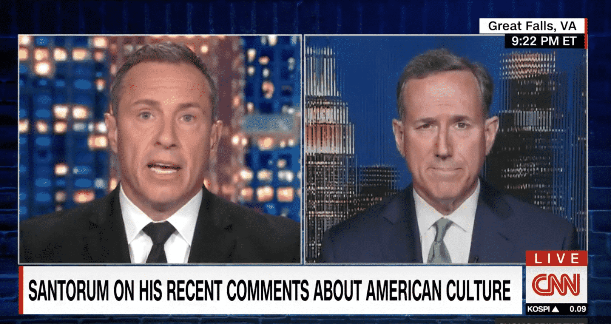 Rick Santorum Says He ‘Misspoke’ During Comments About Native Americans