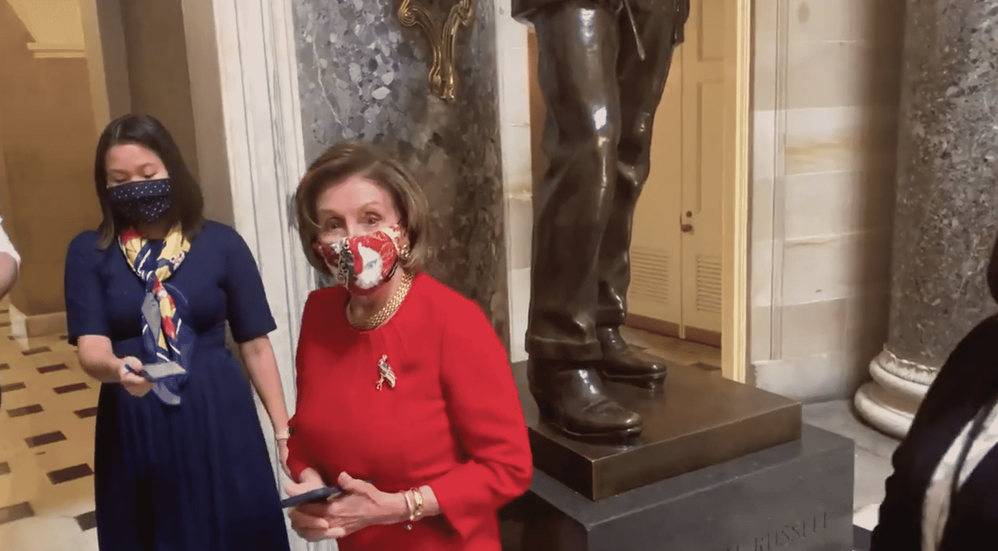 Pelosi Says Greene ‘Should Stop Talking’