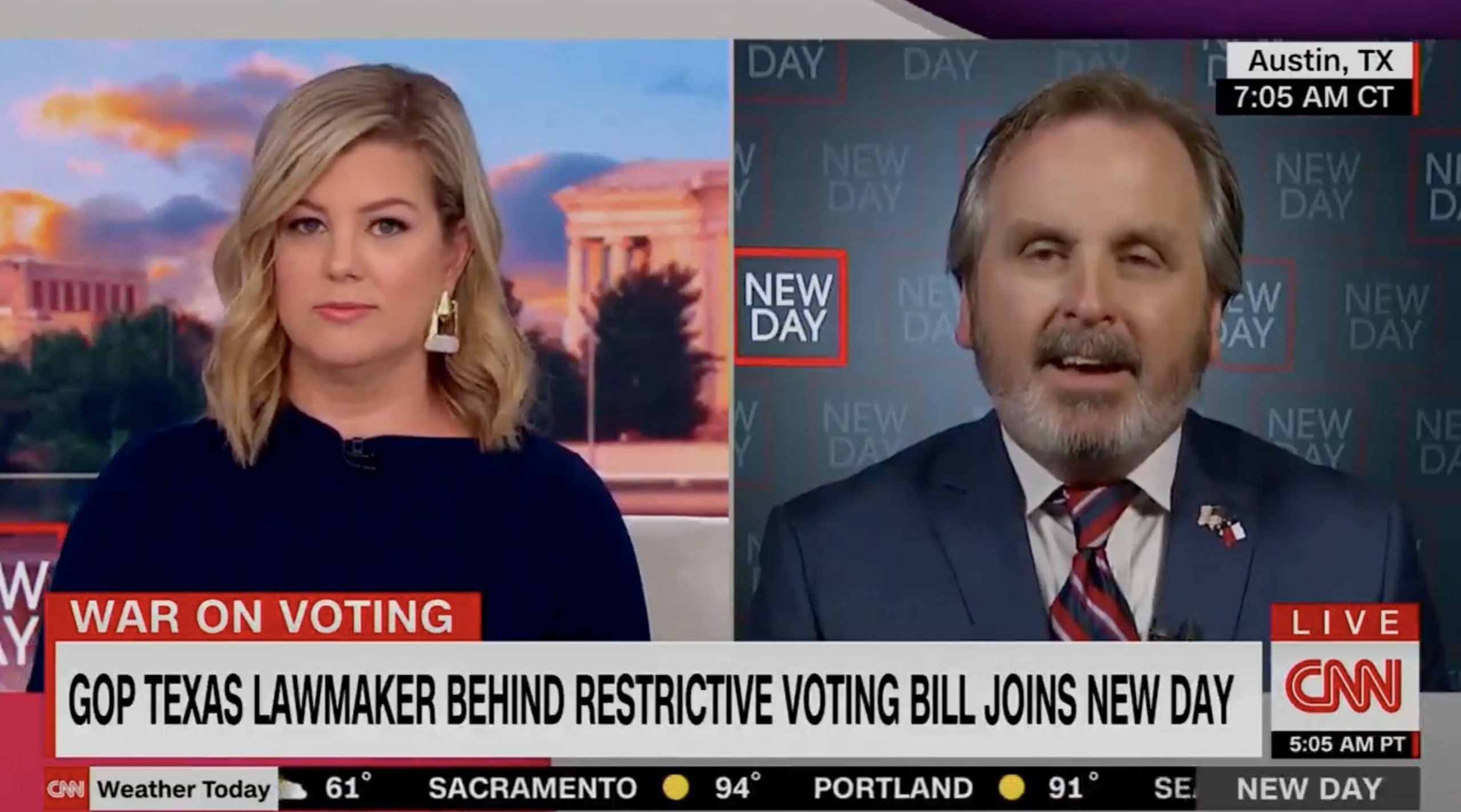 CNN Anchor Shuts Down Texas State Senator’s Claim of ‘Hundreds of Open Cases’ of Voter Fraud