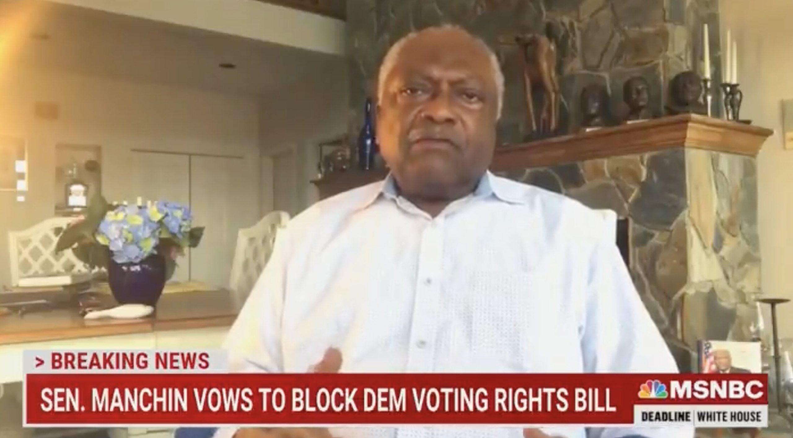 Clyburn Argues the US Will Become Roman Empire if Congress Does Not Pass Sweeping Voting Rights Bill