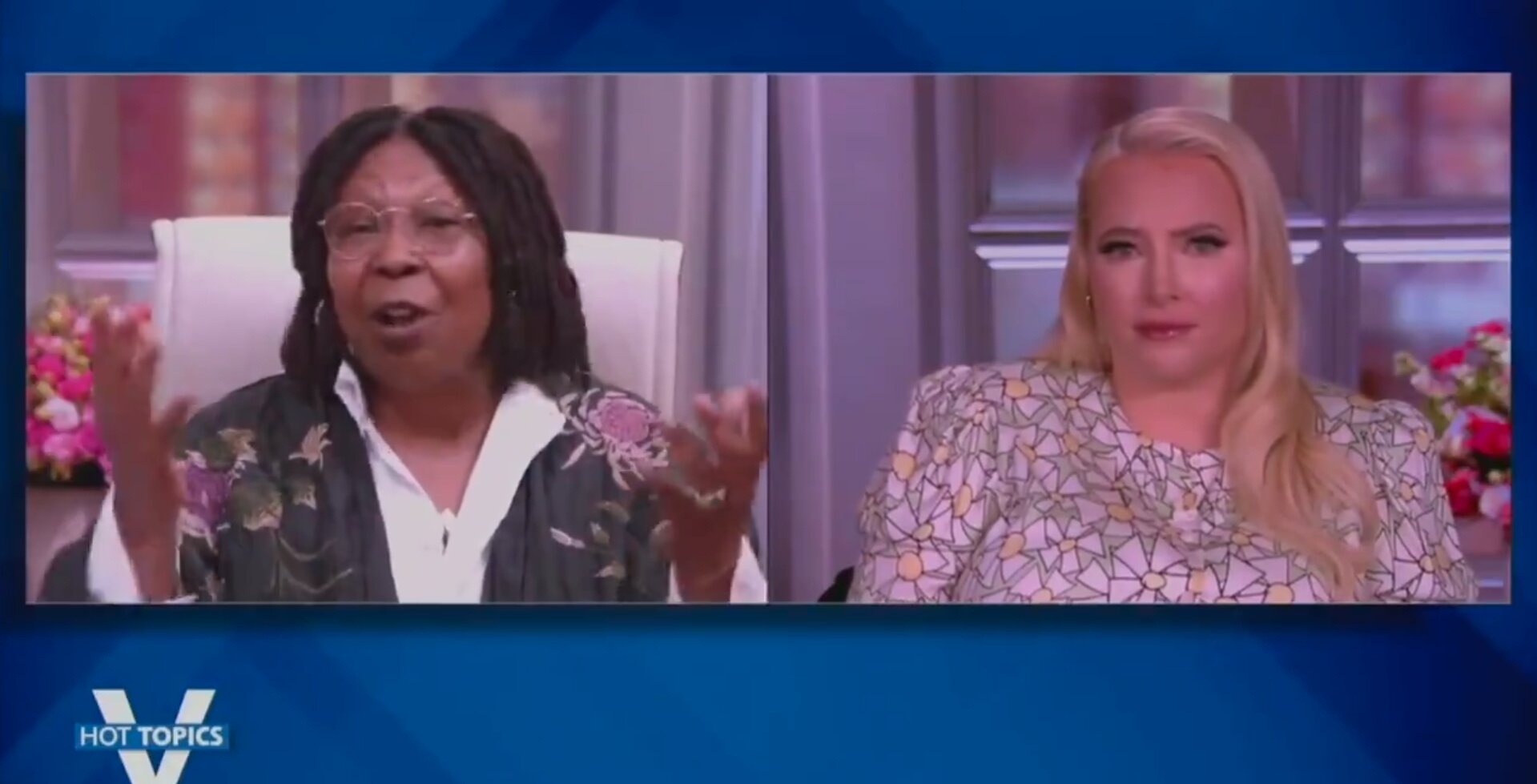 Meghan McCain, Whoopi Goldberg Clash Over Biden Lashing Out at Reporter