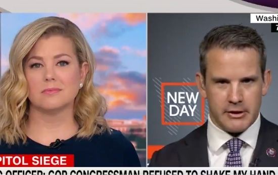 Kinzinger Torches Republican Colleague for Refusing To Shake Officer’s Hand