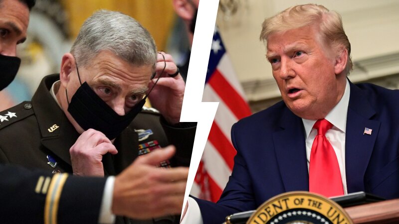 Trump Yelled at Gen. Milley Over How To Handle Racial Justice Protests: Book