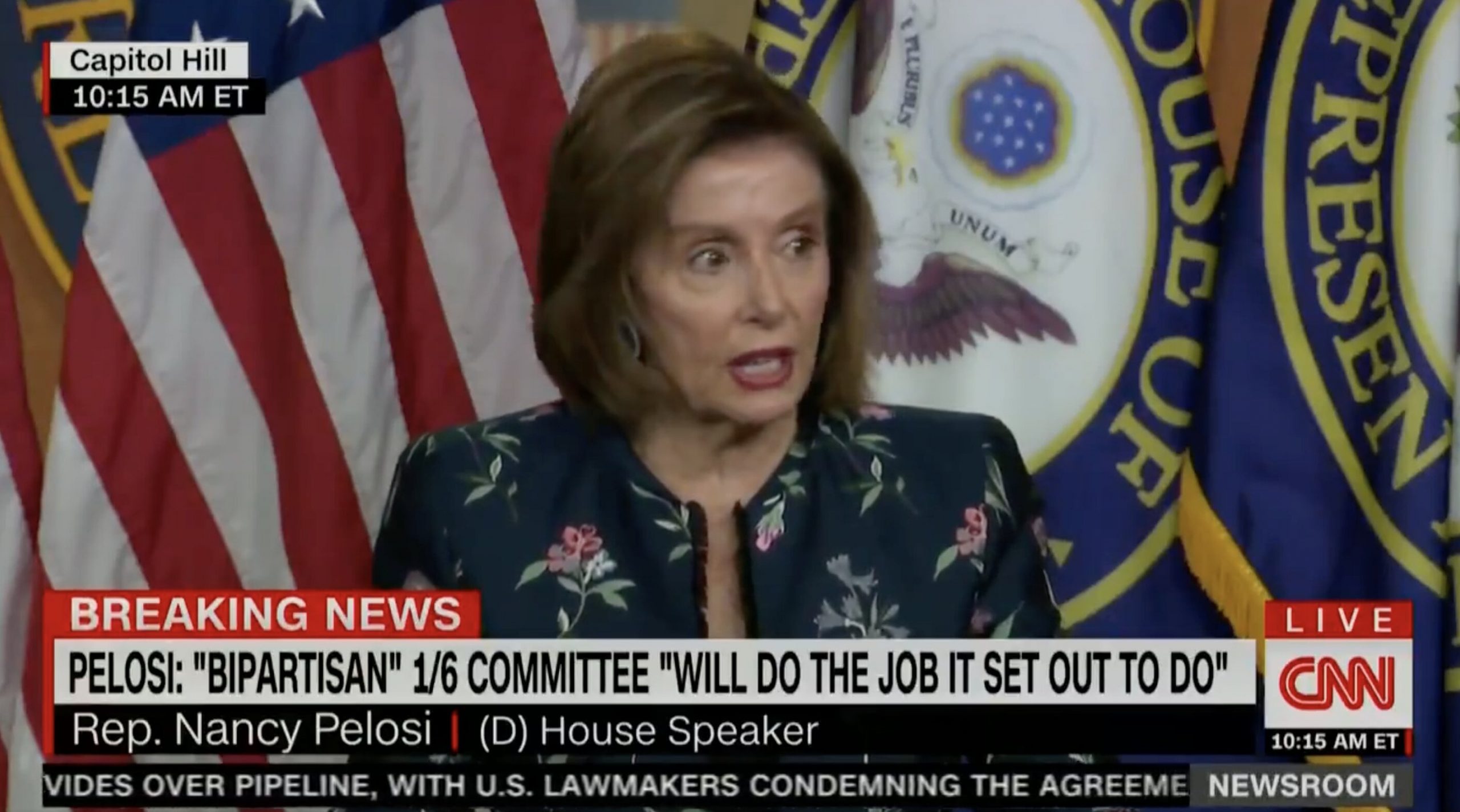 Pelosi: ‘We Will Not Let’ GOP ‘Antics Stand in the Way’ of 1/6 Committee Investigation