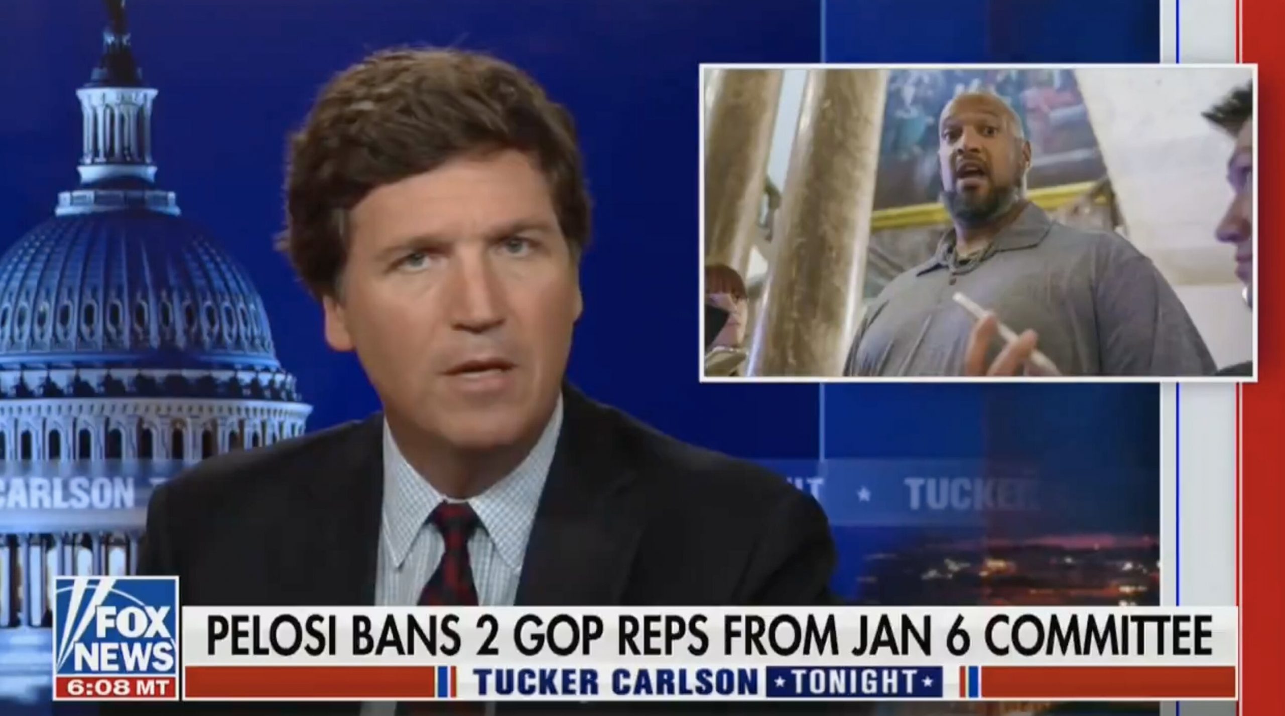 Tucker Carlson Claims Black Capitol Police Officer Is an ‘Angry Left-Wing Political Activist’
