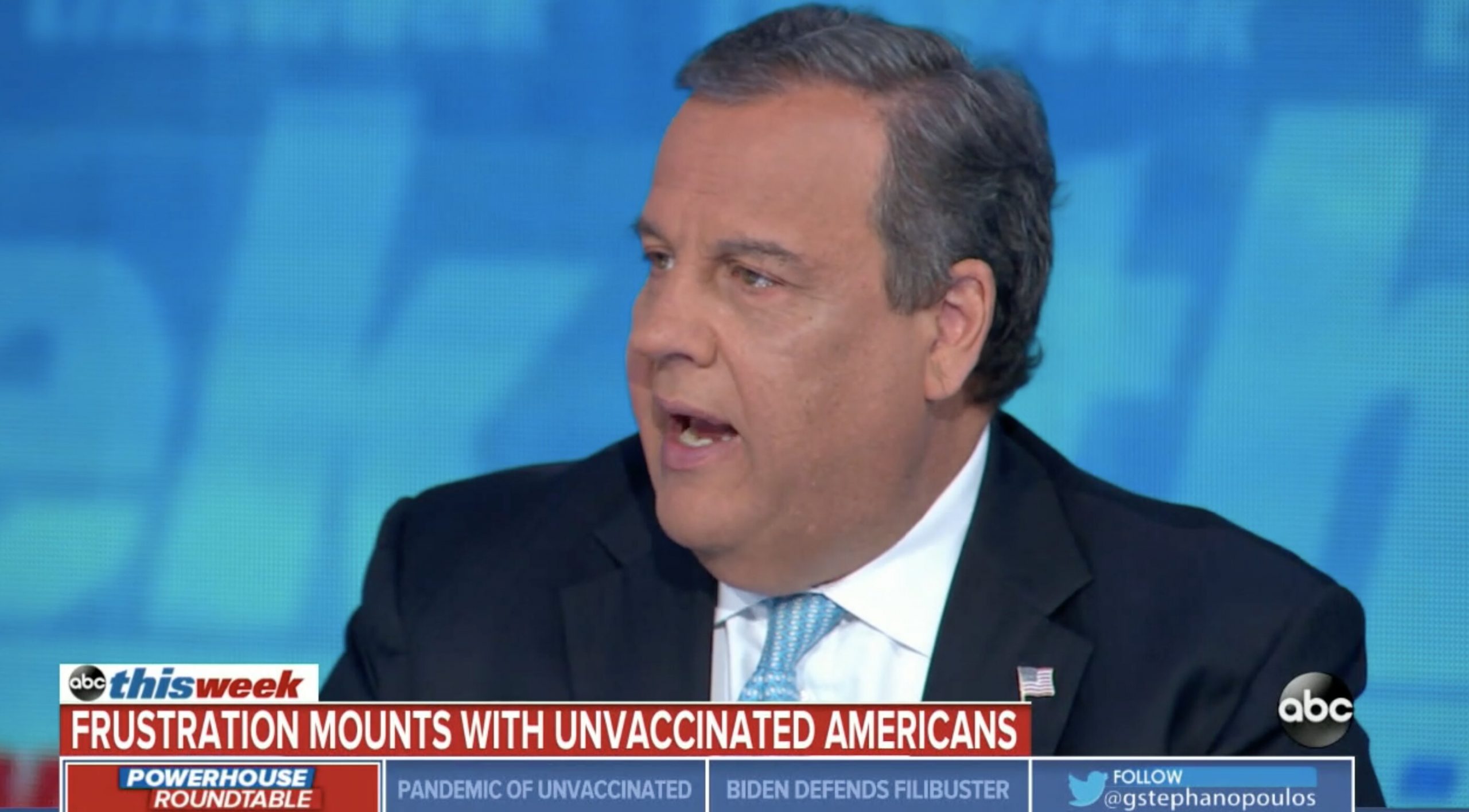Chris Christie Says Unvaccinated People ‘Don’t Want To Be Indoctrinated’