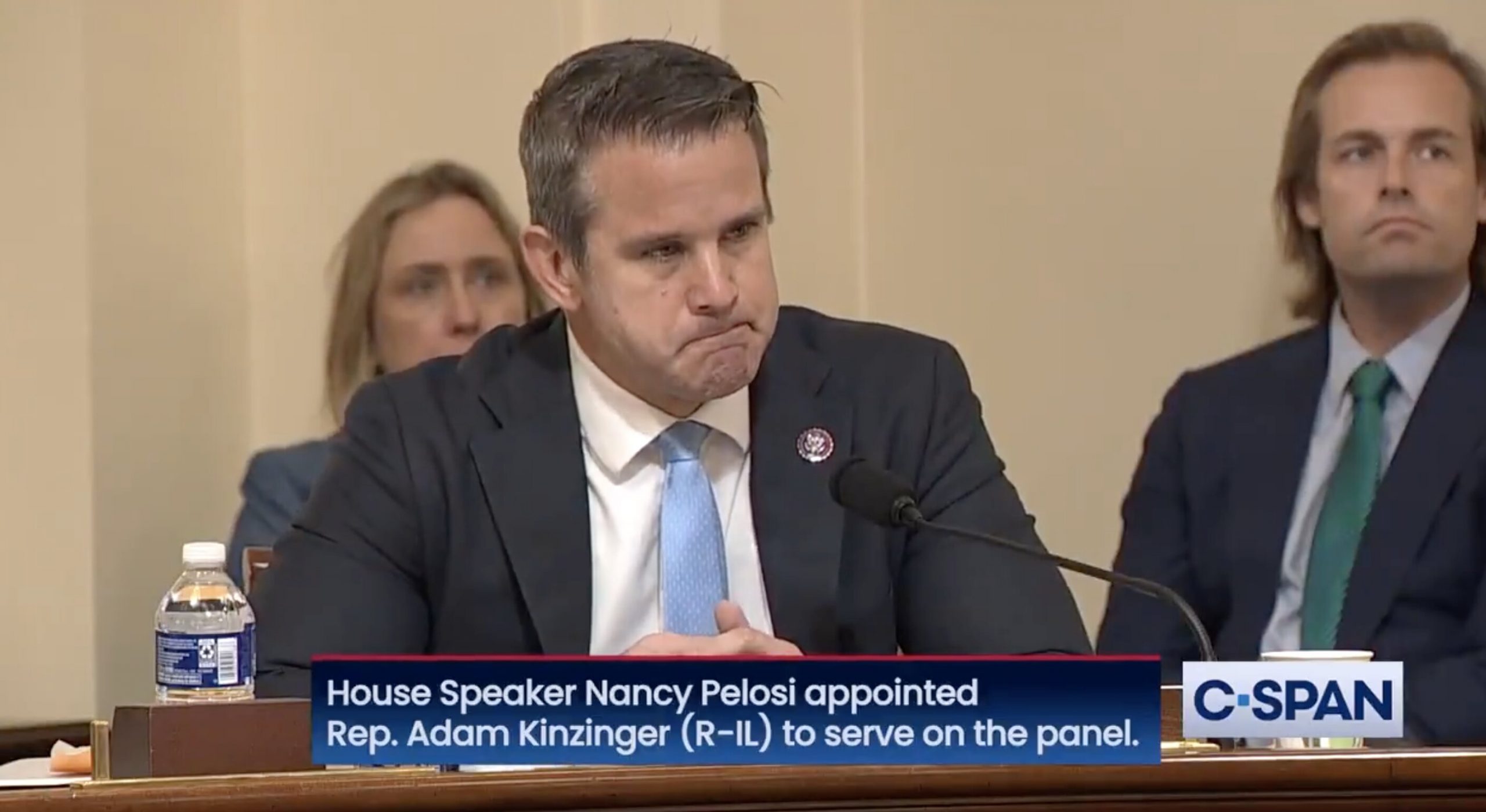 Kinzinger Chokes Up While Addressing Police Officers: ‘You Guys Won’
