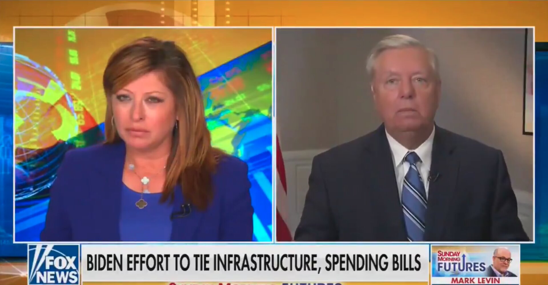 Graham Has a Two Word Message for GOP on How To Block $3.5 Trillion Spending Bill