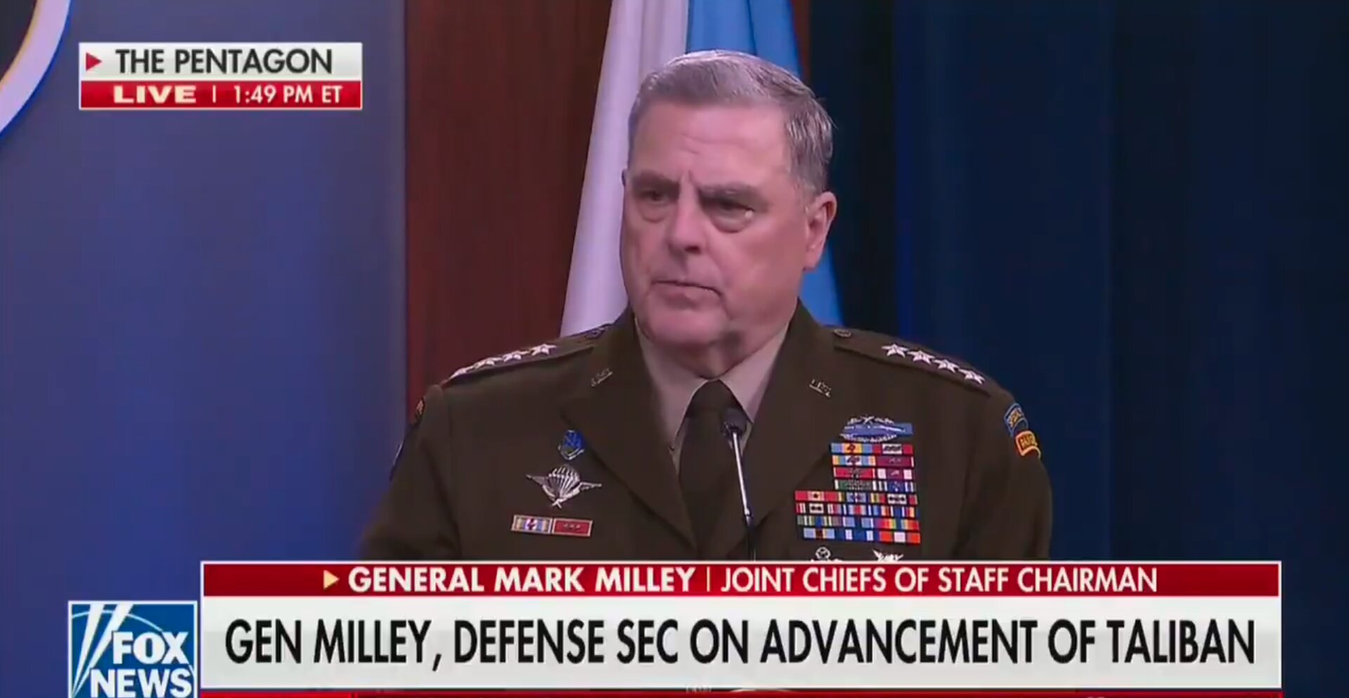 Milley Refuses To Comment on Reports He Feared Trump Would Attempt a Coup