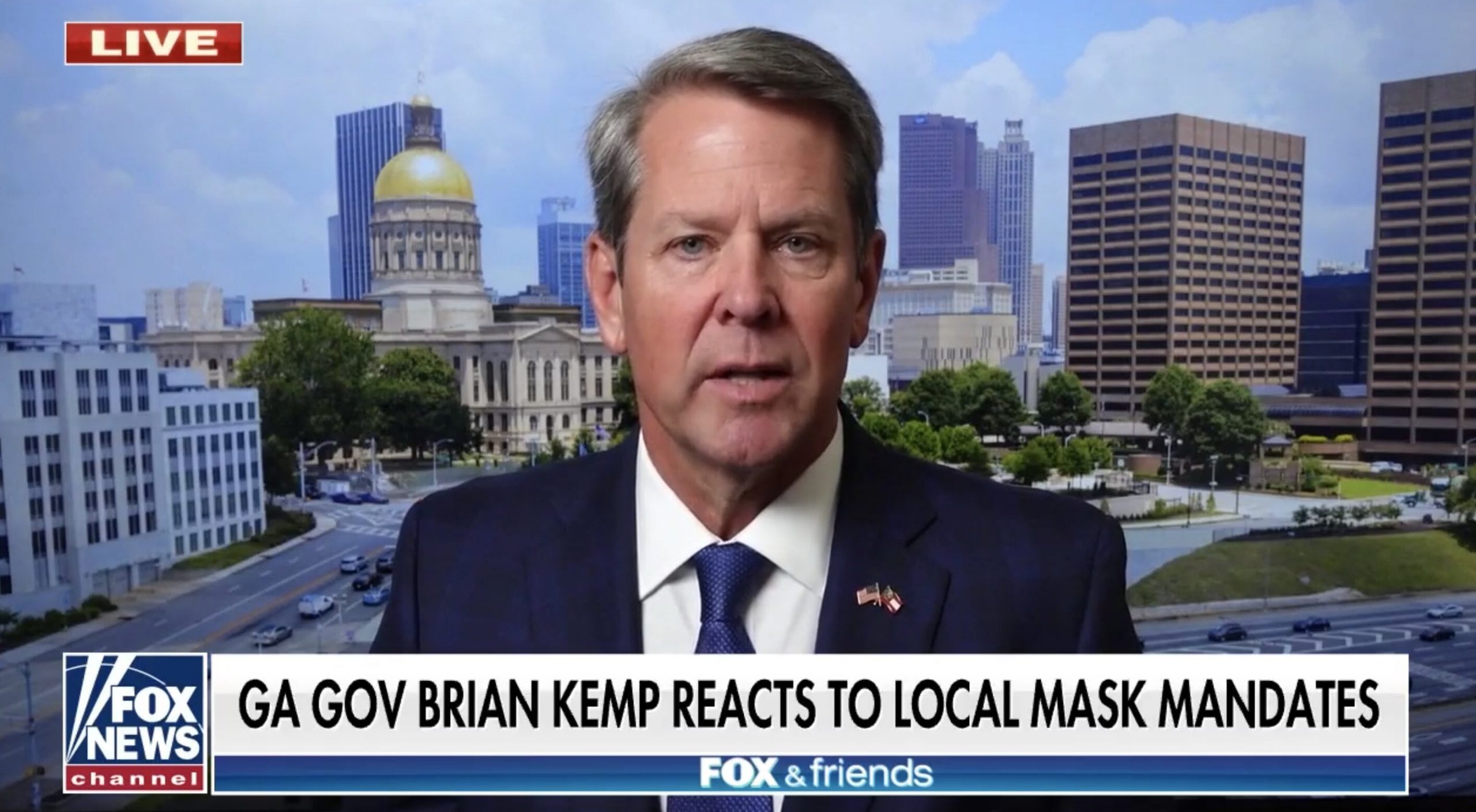 Georgia Gov. Kemp Blasts Government for ‘Mixed Messages’ About COVID Mandates