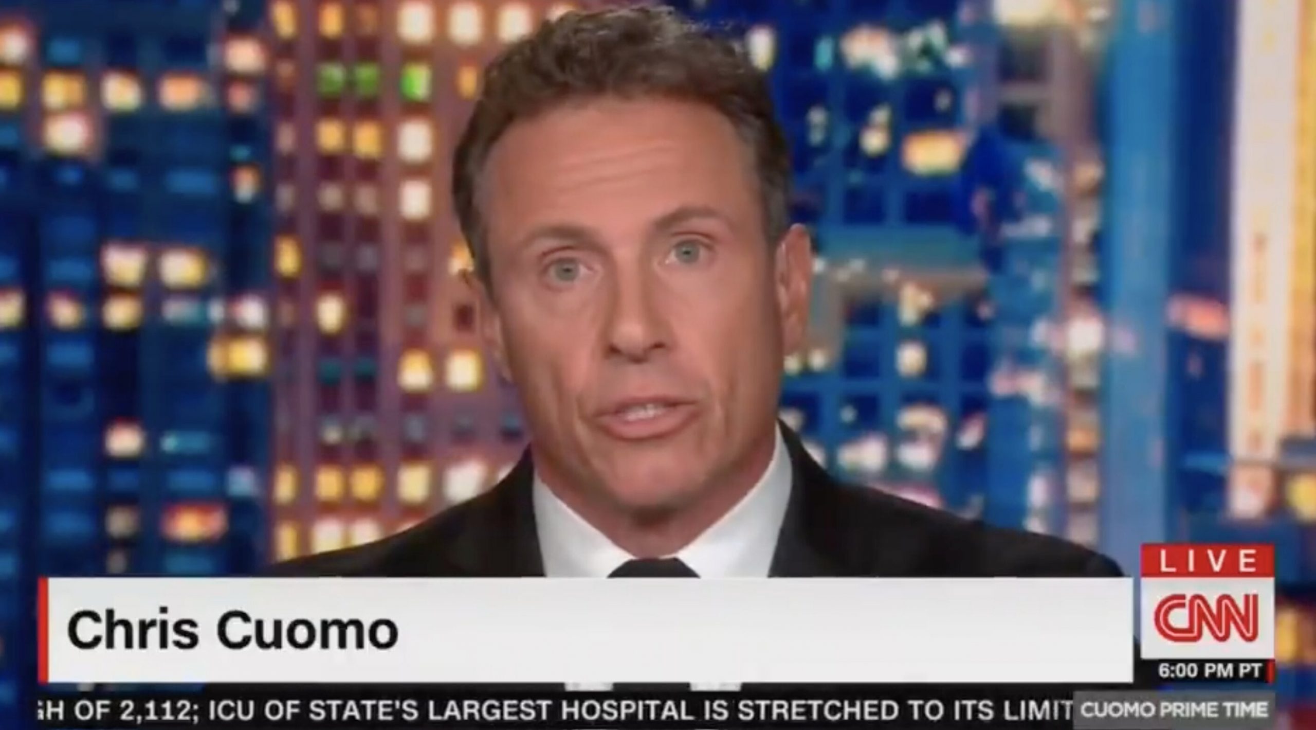 Chris Cuomo Does Not Mention His Brother During Show Following Sexual Harassment Report