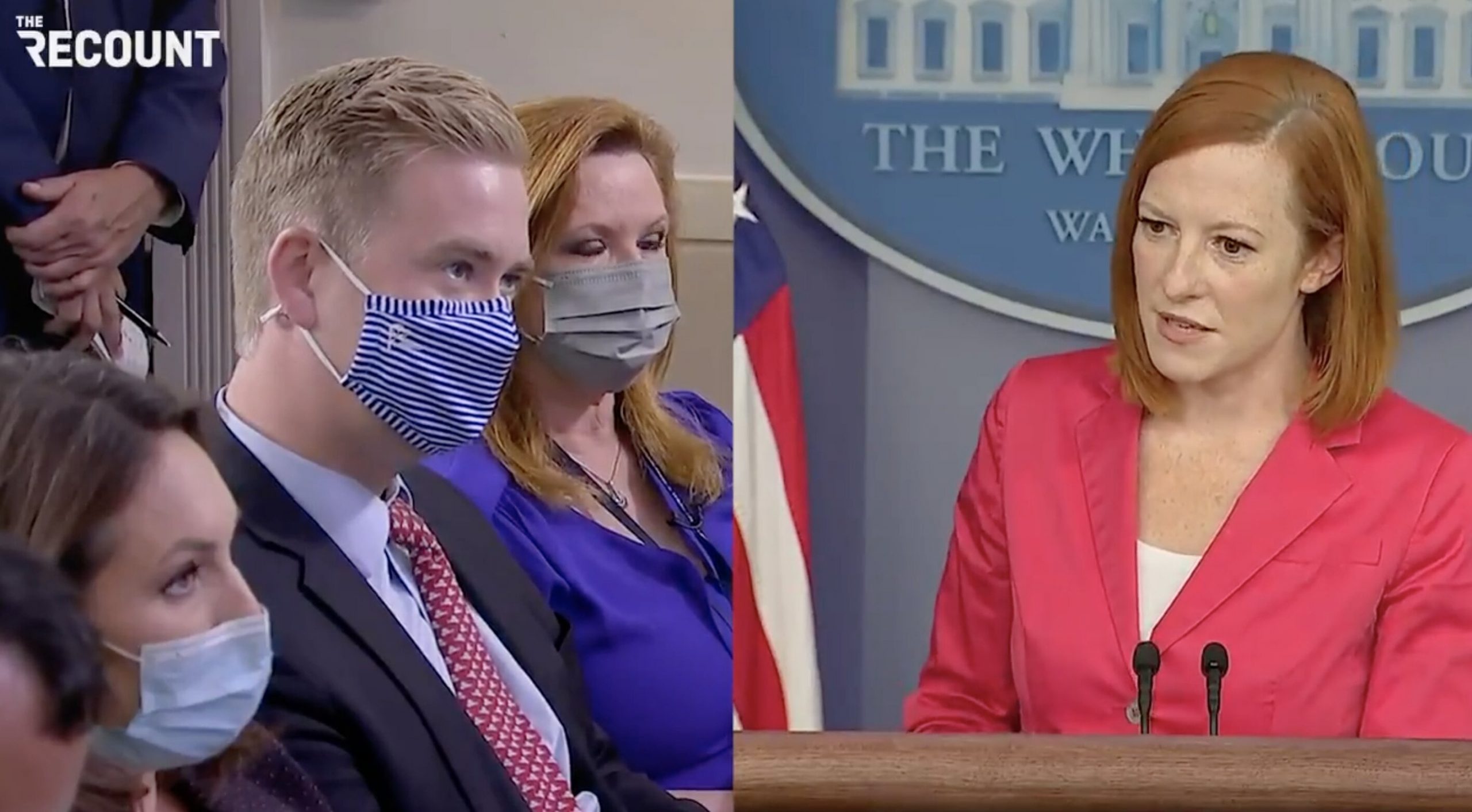 Fox News’ Peter Doocy Asks Psaki About ‘Squad’ Member’s Call To Defund the Police