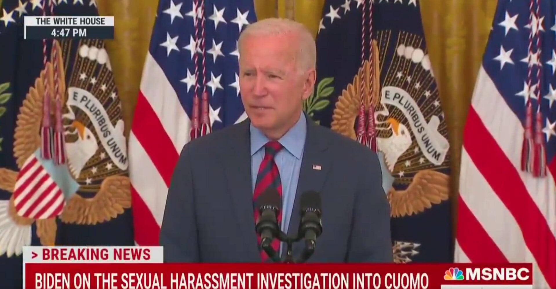 Biden Calls for Cuomo To Resign After Investigation Finds He Sexually Harassed Women