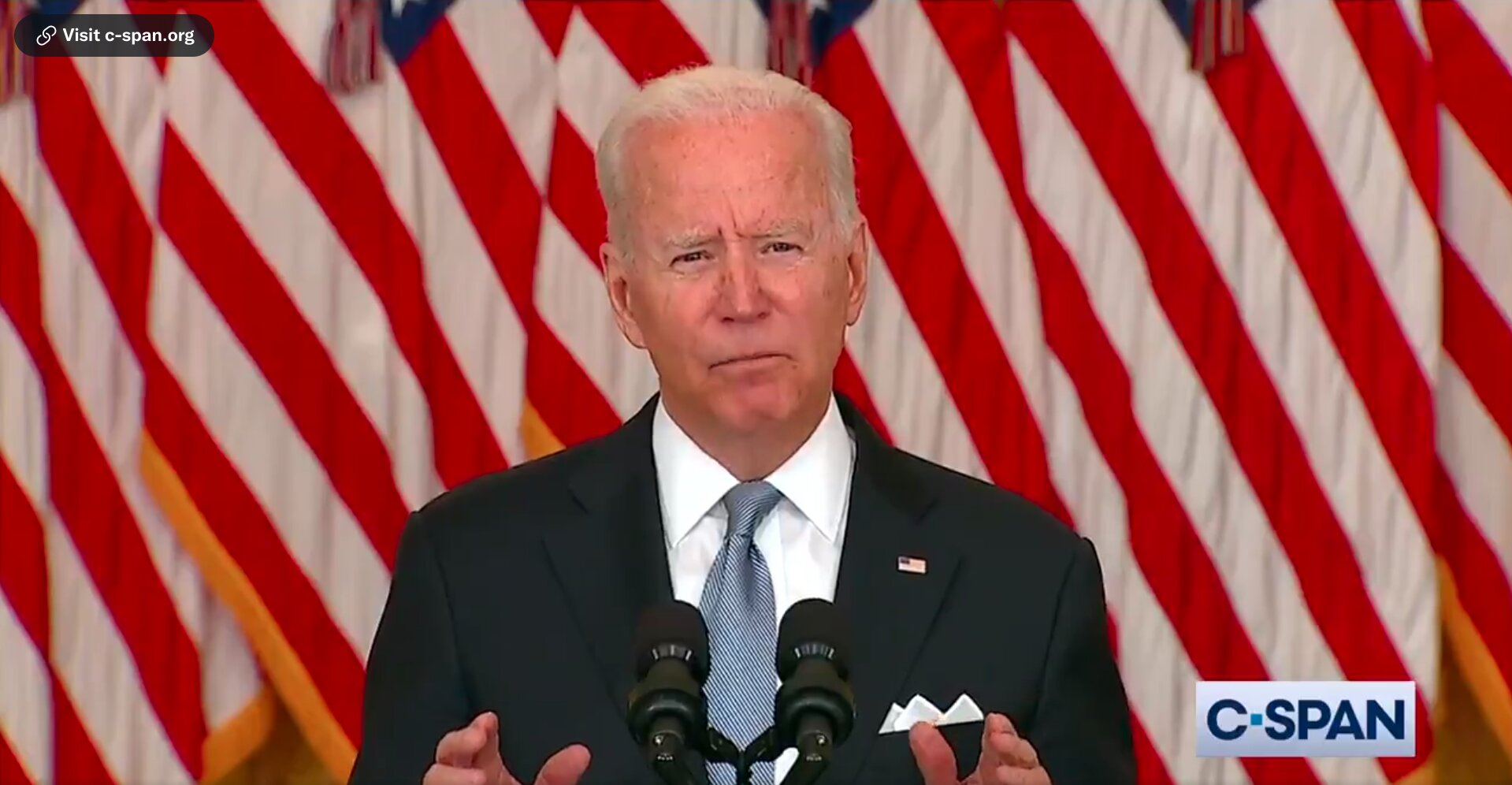 Biden Blames Trump, Local Leaders for Collapse of Afghanistan, Defends Withdrawal Decision