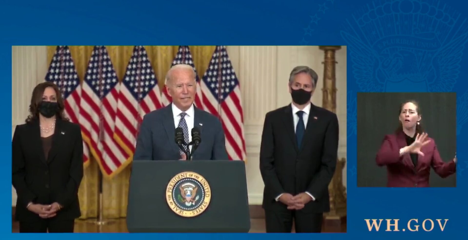 Biden Pressed on Why Civilians Were Not Evacuated From Afghanistan First