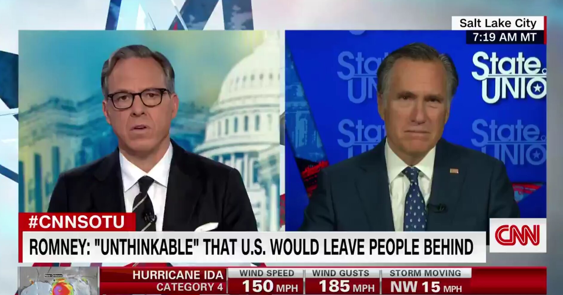 Mitt Romney: Chaos in Afghanistan a Result of ‘Terrible Decisions’ Made by Trump, Biden
