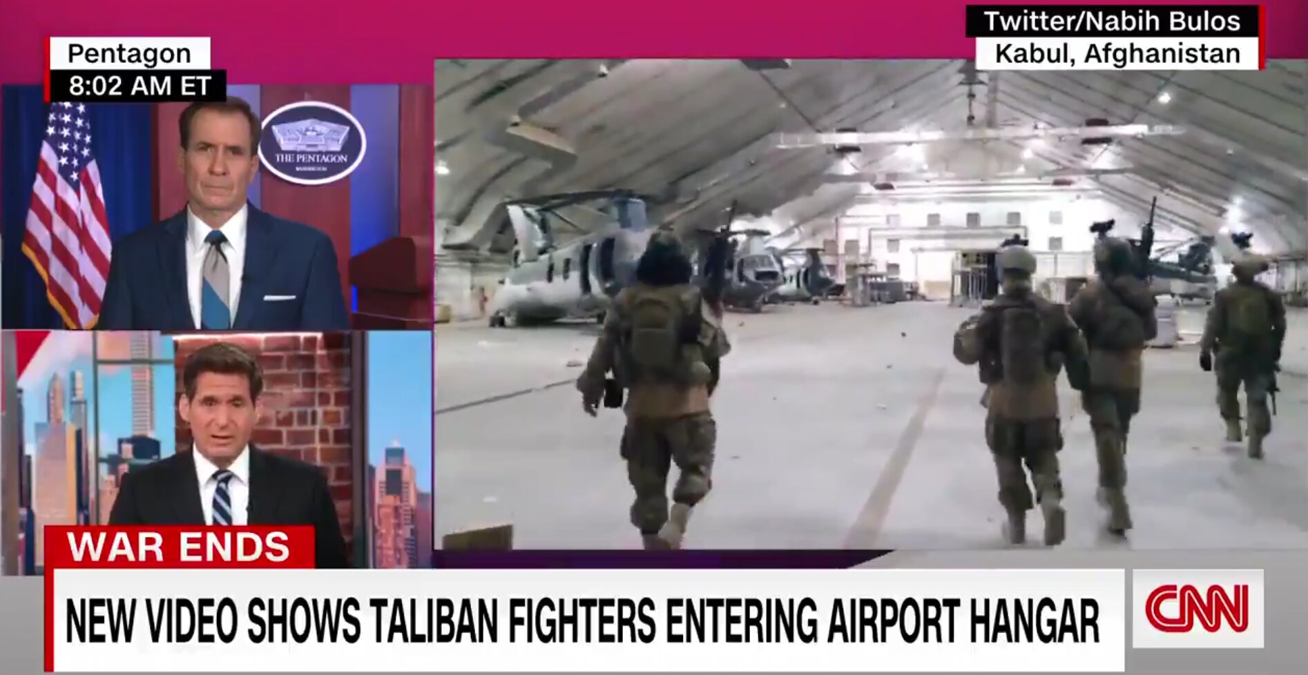 Pentagon Spox Reacts To Video of Taliban Fighters Inspecting US Military Equipment