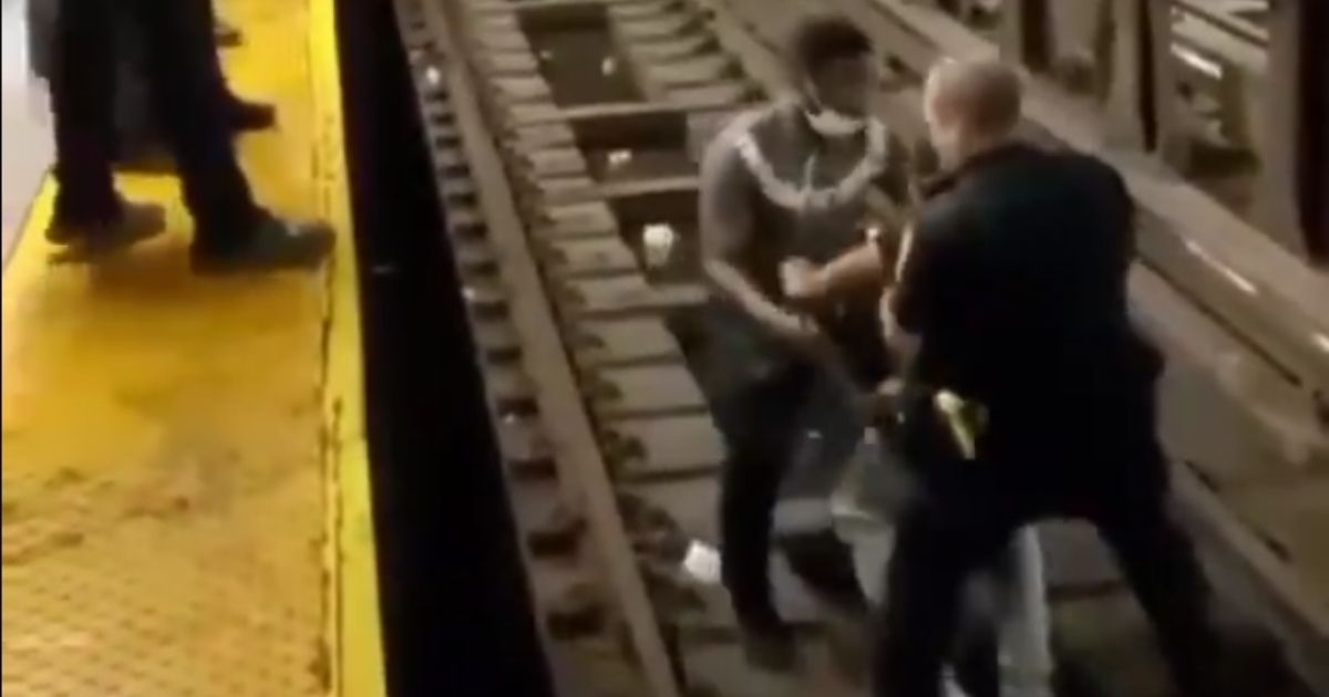 Watch: NYPD Officer Jumps Down to Save Sick Man Collapsed on Subway Tracks