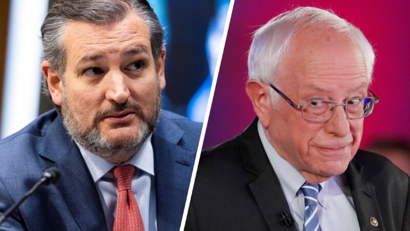 ‘I Didn’t Mean It Literally’: Ted Cruz Cracks Joke After Watching Bernie Sanders Sprint for Elevator