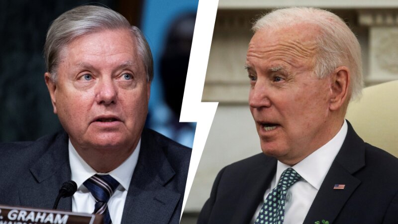 Graham Shreds Biden: His Speech ‘Was a Pathetic Attempt To Shift Blame’