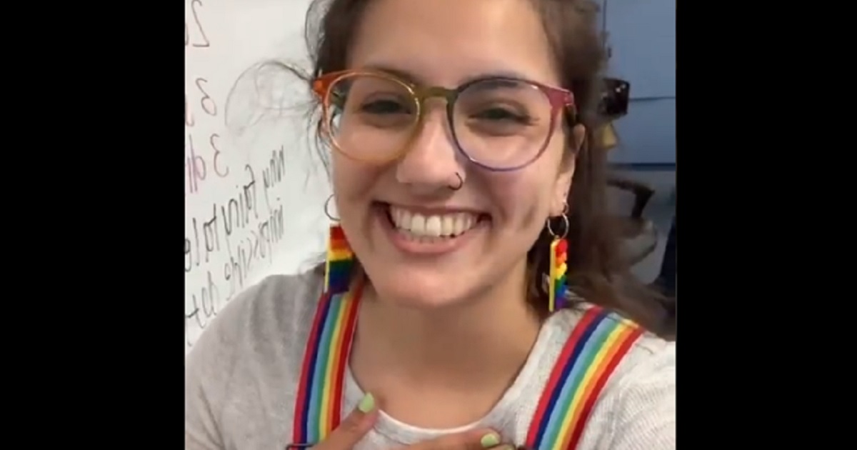 Teacher Brags She Has No American Flag in Class, Tells Students to Pledge to LGBT Flag