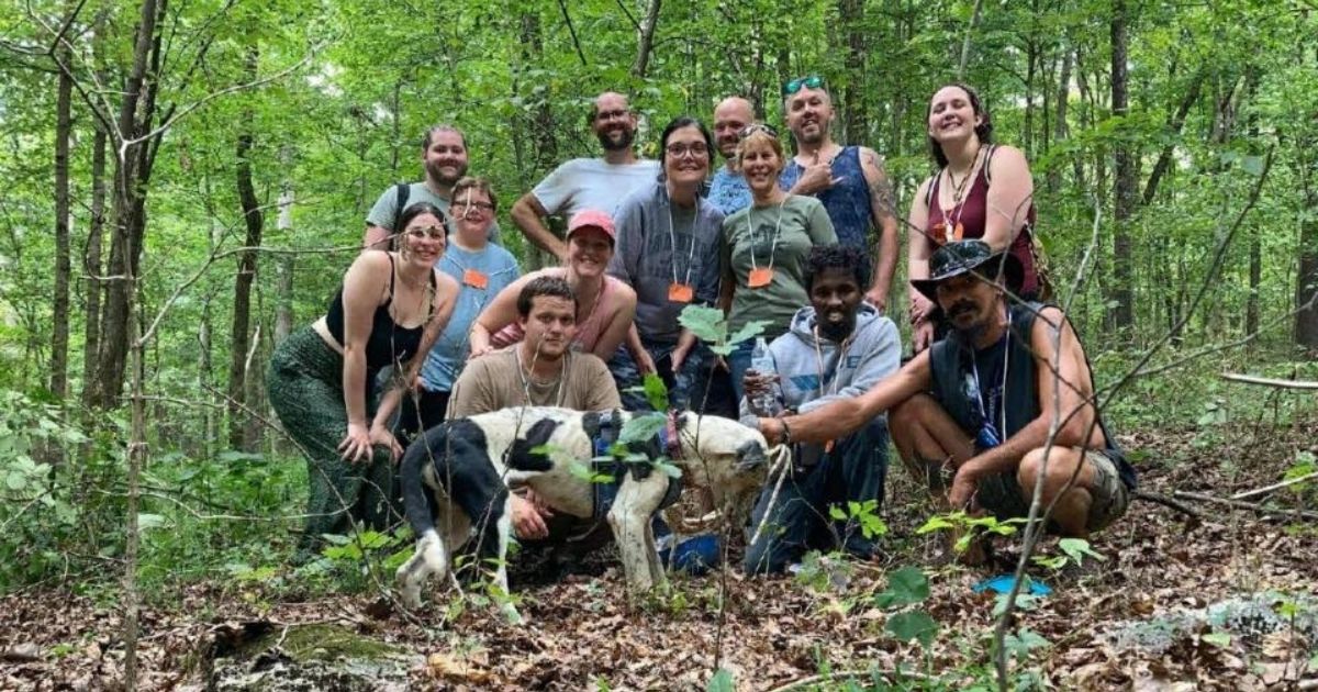 Hikers Exploring Cave Discover Lost, Starving Dog Trapped in 30-Foot-Deep Pit