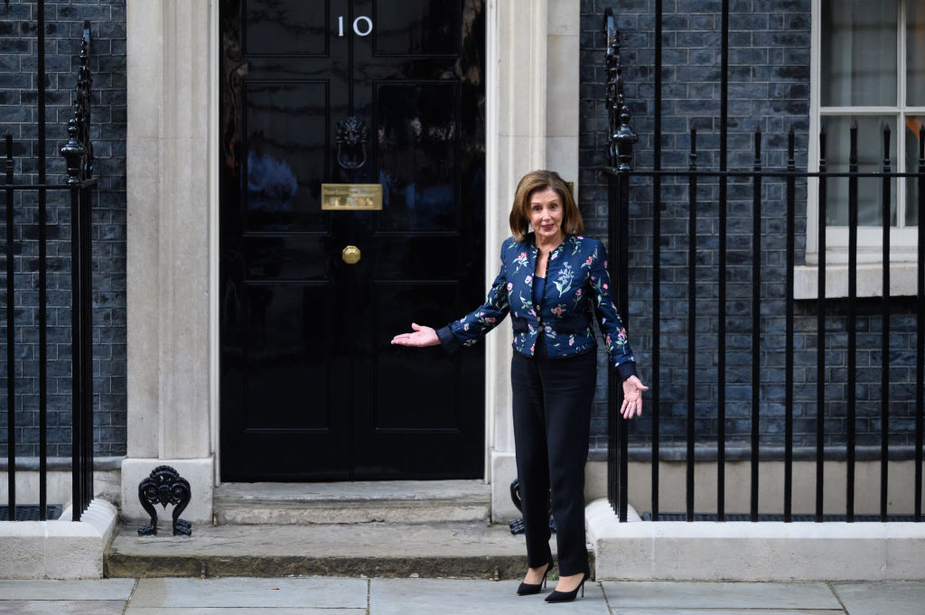Pelosi Gets Nasty Greeting in England: Protesters Shout ‘Trump Won,’ ‘Get Back To Epstein’s Island’