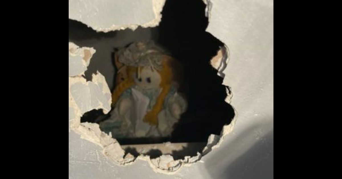 Doll from Hell: Homeowner Finds Old Doll Behind Drywall with Terrifying Note