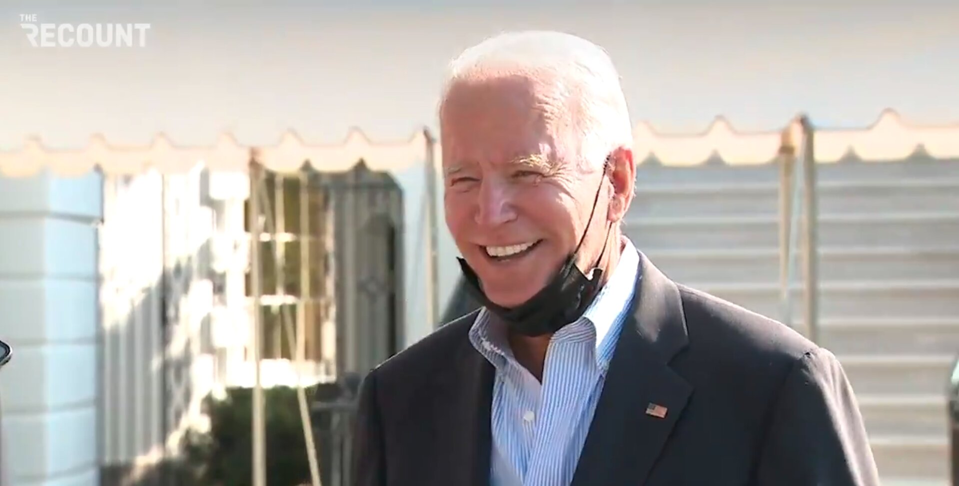 Biden Laughs When Asked How He Will Get Dems To Support Infrastructure Plan