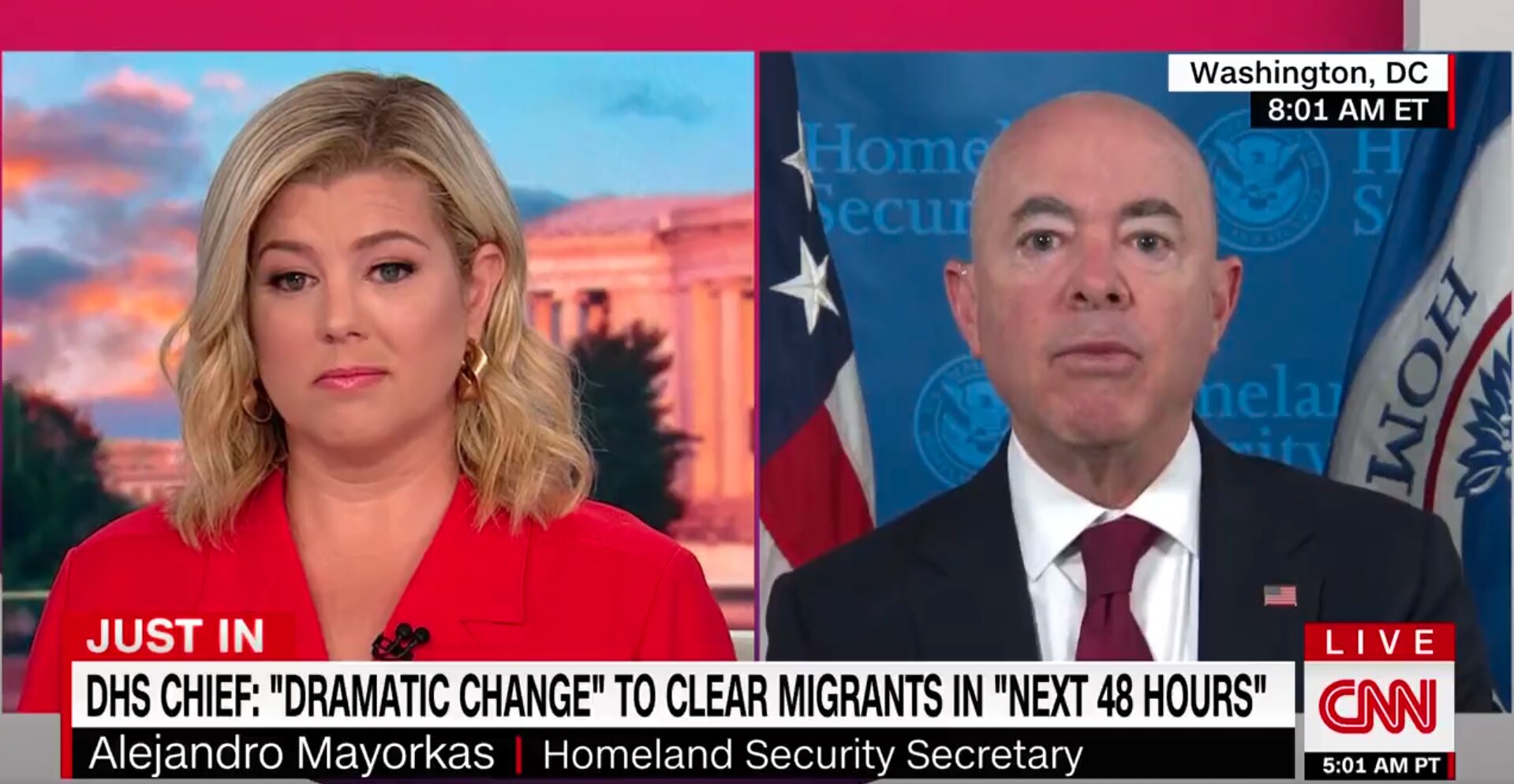 DHS Secretary Pressed by CNN on Why He Will Not Call the Border Situation a ‘Crisis’