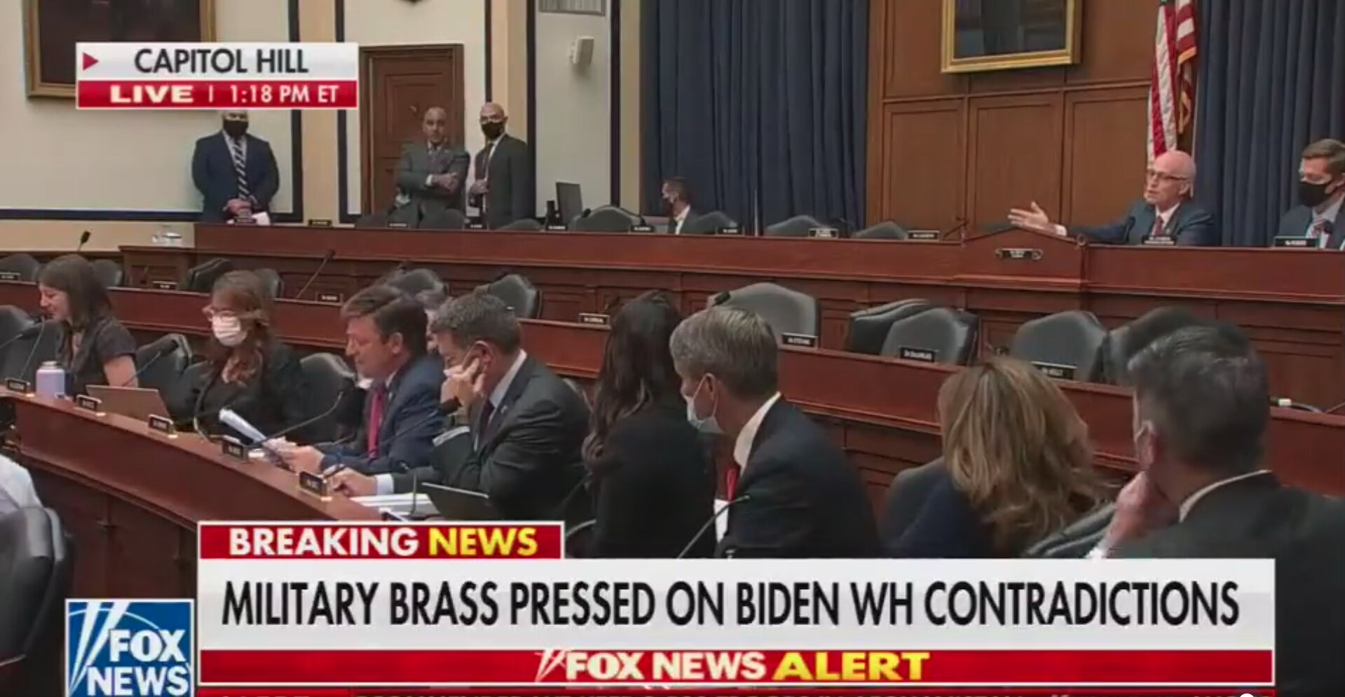 2 Lawmakers Butt Heads Over Whether Biden’s Remarks on Troops Were Mischaracterized