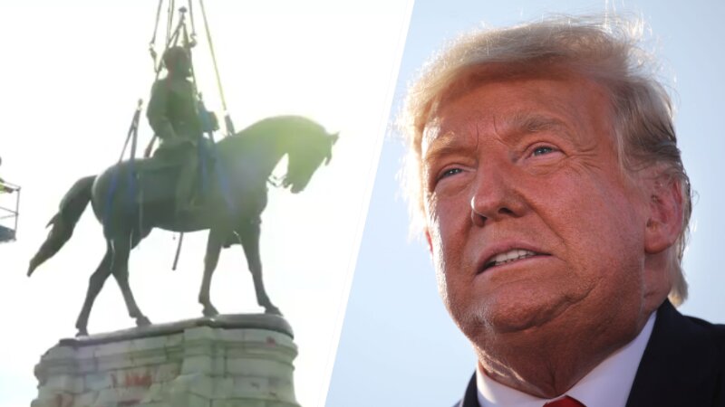 Trump Condemns Removal of Robert E. Lee Statue, Pictures Lee Commanding Troops in Afghanistan