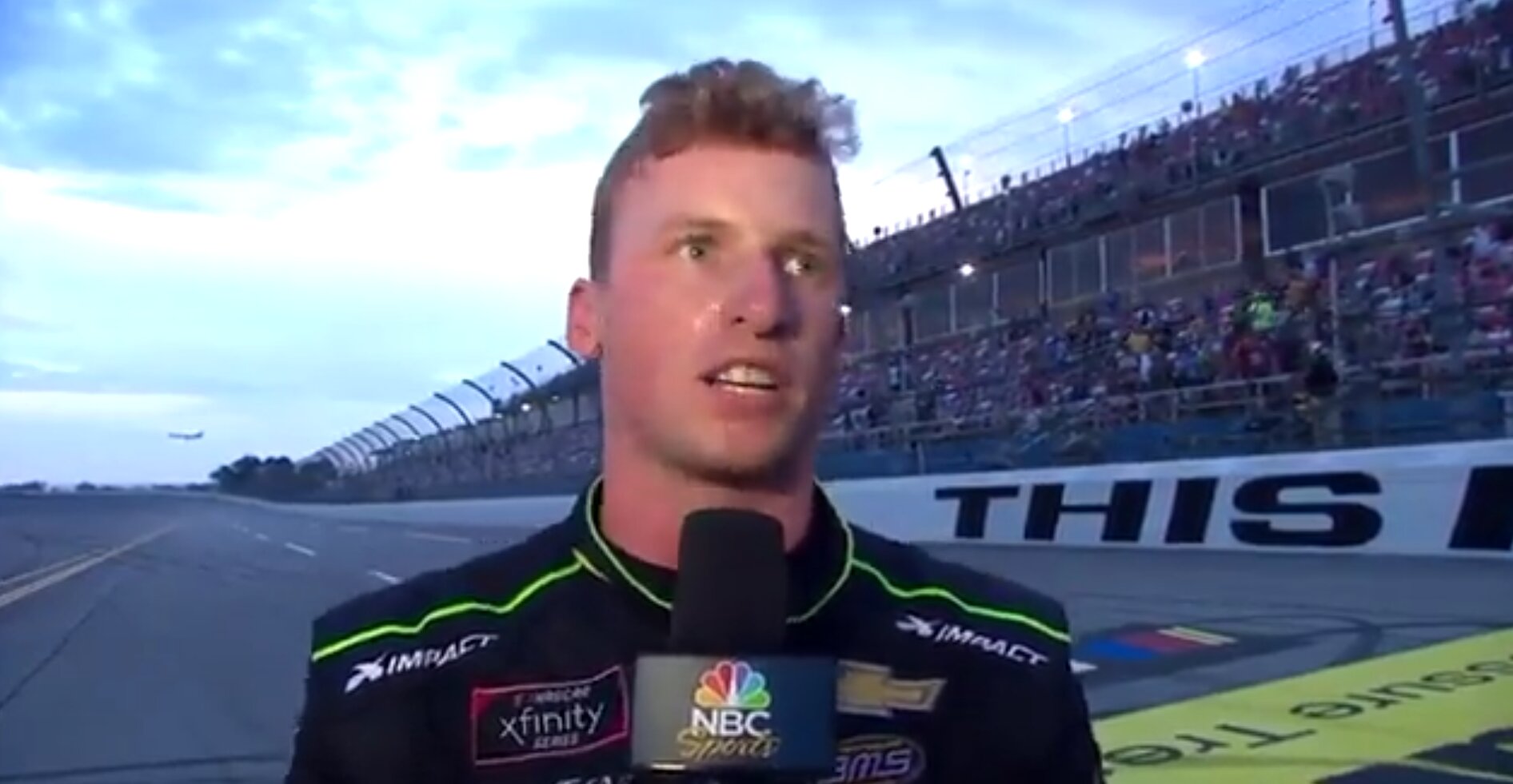NBC Reporter Mistakes Anti-Biden Chant at NASCAR Race for Something Else