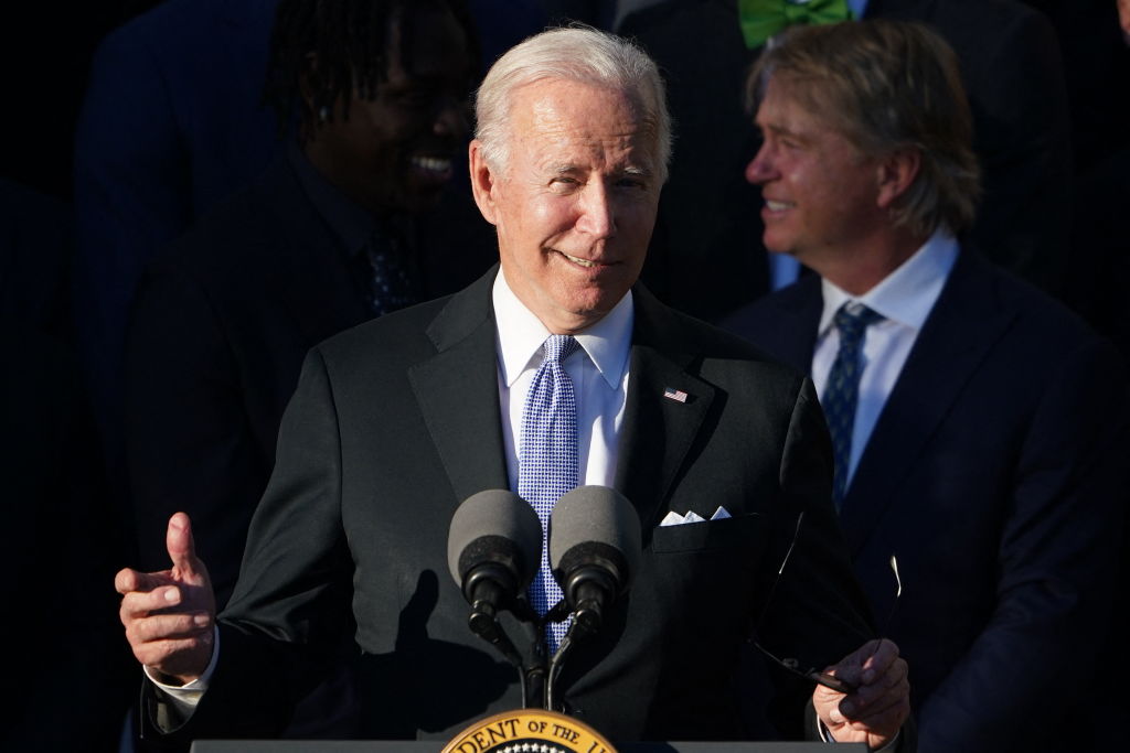Twitter Users Notice Strange Detail on Biden’s Podium While He Speaks: The Presidential Seal Is Blurred