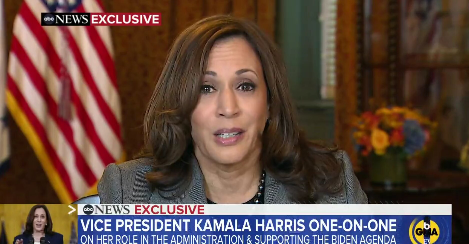 Kamala Harris Asked Whether Biden Is Going to Seek Reelection in 2024
