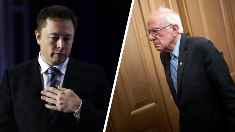 Elon Musk to Bernie Sanders: ‘I Keep Forgetting That You’re Still Alive’