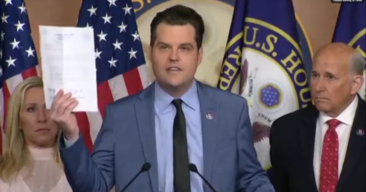 Watch: Fiery Matt Gaetz Reveals When the Era of RINOs and Weak Republicans Will Finally End