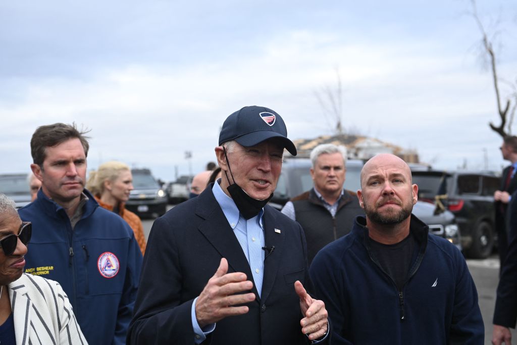 Biden Targets NFL Star Aaron Rodgers Over Vaccination Status While Touring Kentucky Damage