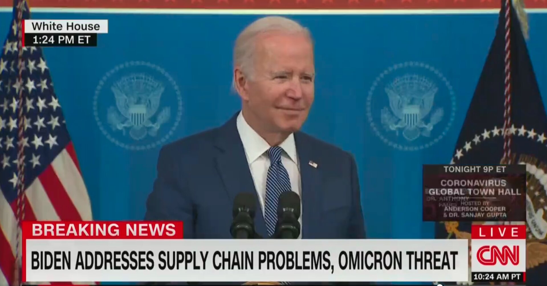 Biden Asked Whether He Thinks Trump Put Him at Risk During Presidential Debate