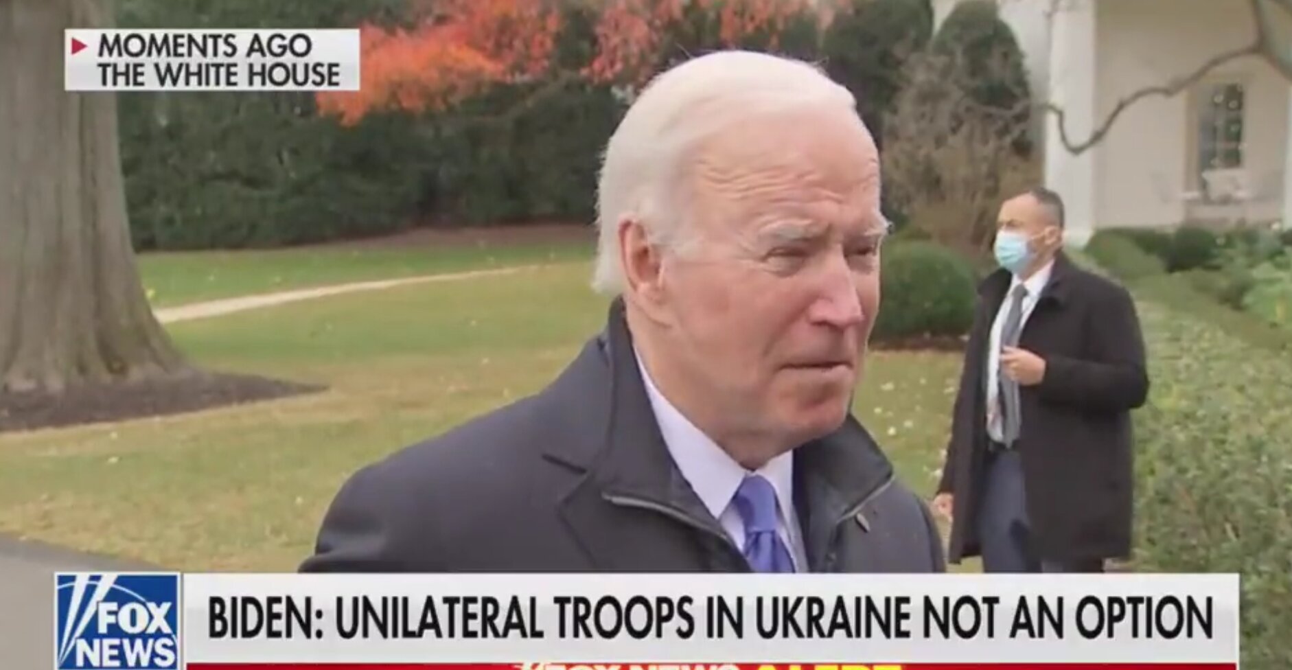 Biden Says US Is Not Considering Sending Troops to Ukraine