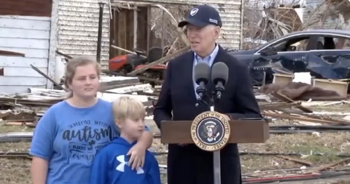 Biden Makes Insulting, Tone-Deaf Joke Amid Wreckage in Storm-Ravaged Kentucky