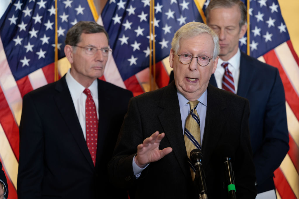 McConnell Torches Dems for Trying to ‘Exploit’ Anniversary of Jan. 6