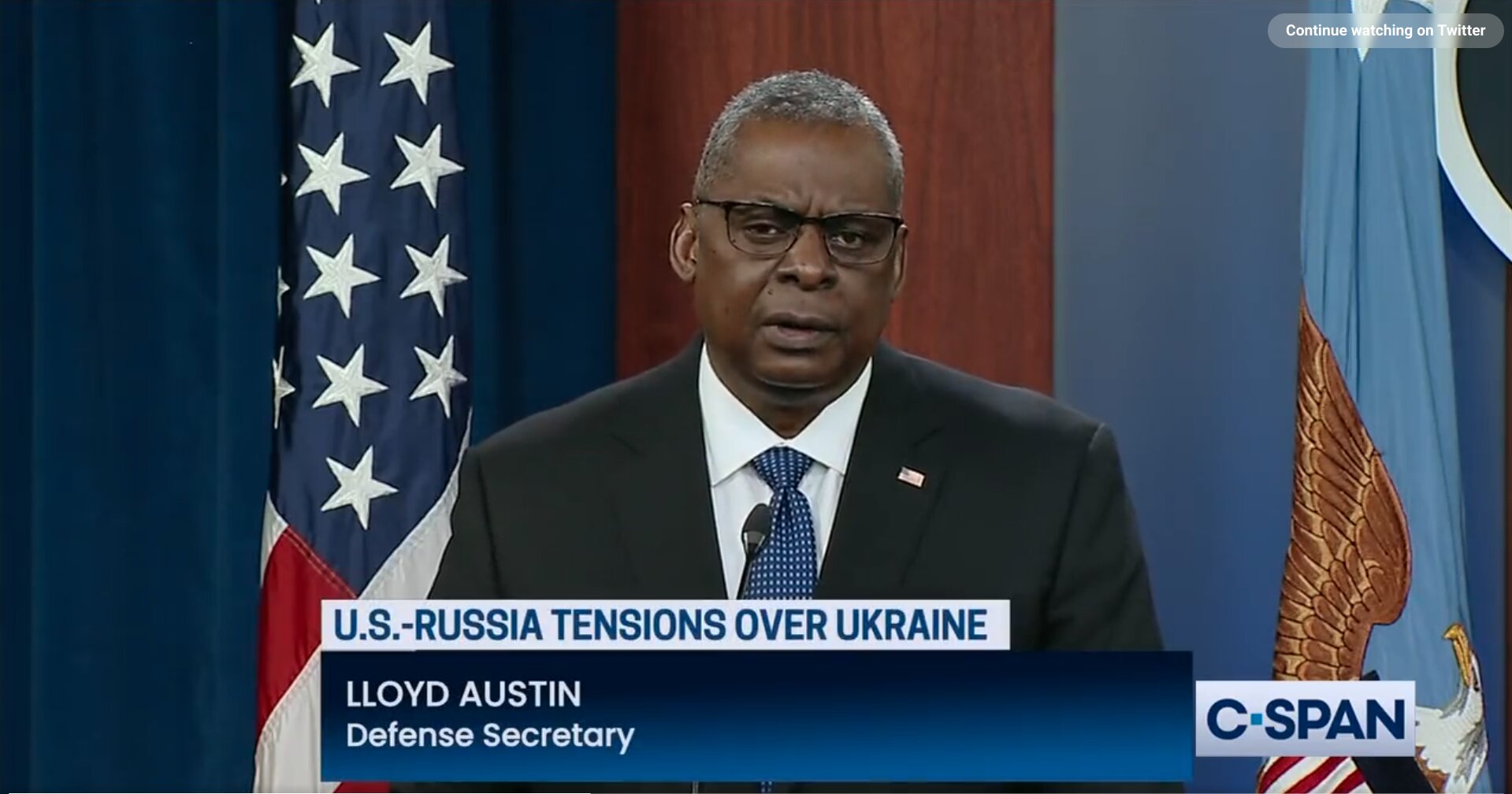Defense Secretary Says ‘Conflict’ Between Russia, Ukraine Is ‘Not Inevitable’