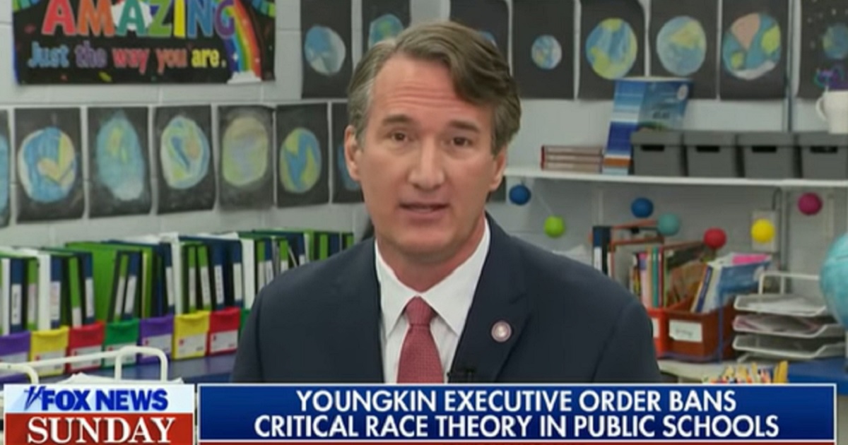 Glenn Youngkin Reveals Dems Teach CRT by Hiding Its ‘Building Blocks’ in Normal Curriculum